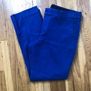 Banana Republic Blue Ryan Slim Straight Suit Pant